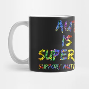 Support Autism Awareness Puzzle Autism Is My Superpower Mug